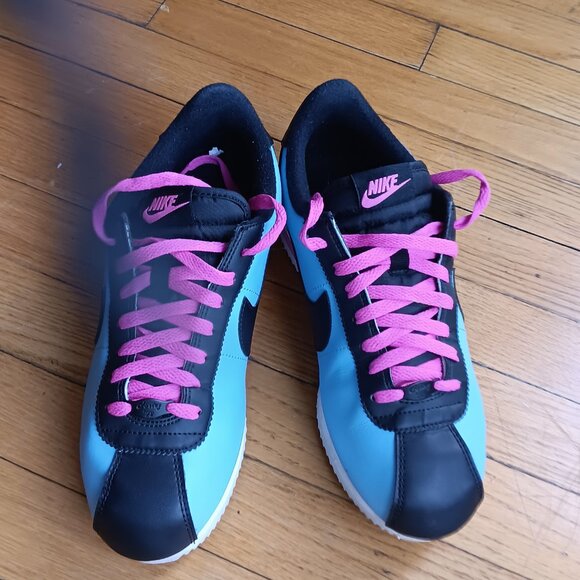 Nike Cortez Basic Leather 'South Beach' Men's Used Size 8 (41) - Picture 4 of 6